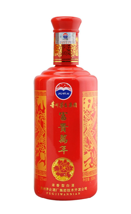 52度茅台富贵万年鸿福 浓香型白酒 500ml