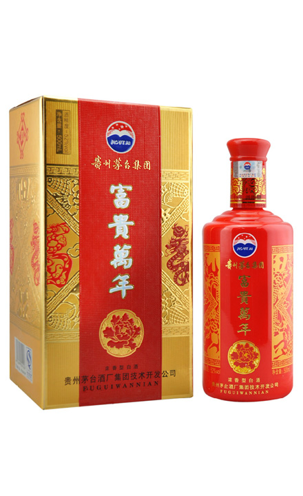 52度茅台富贵万年鸿福 浓香型白酒 500ml