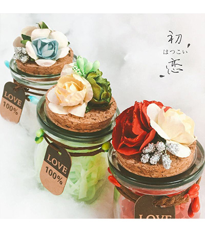 高档韩式玻璃瓶喜糖瓶结婚婚礼(购喜糖,送糖盒,免费装盒)